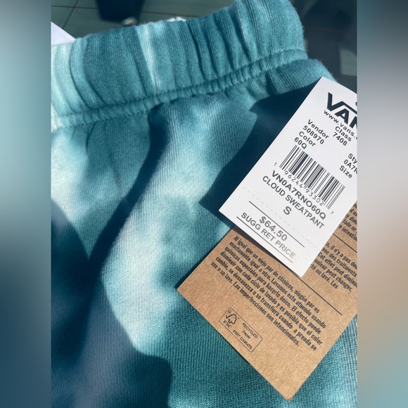 Vans Cloud Joggers - Tie dye - New With Tags - Picture 4 of 4